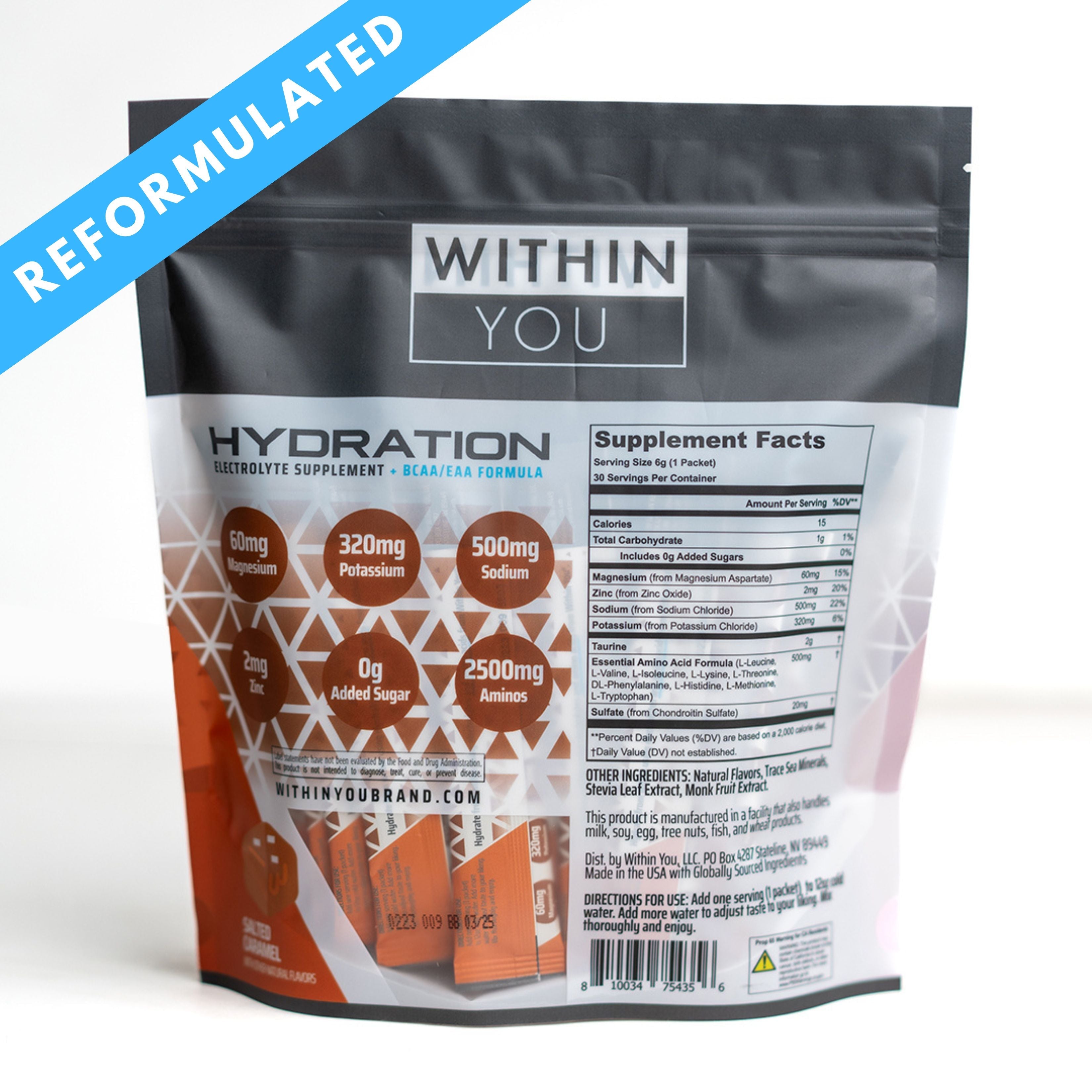 Hydration - Electrolytes + EAAs