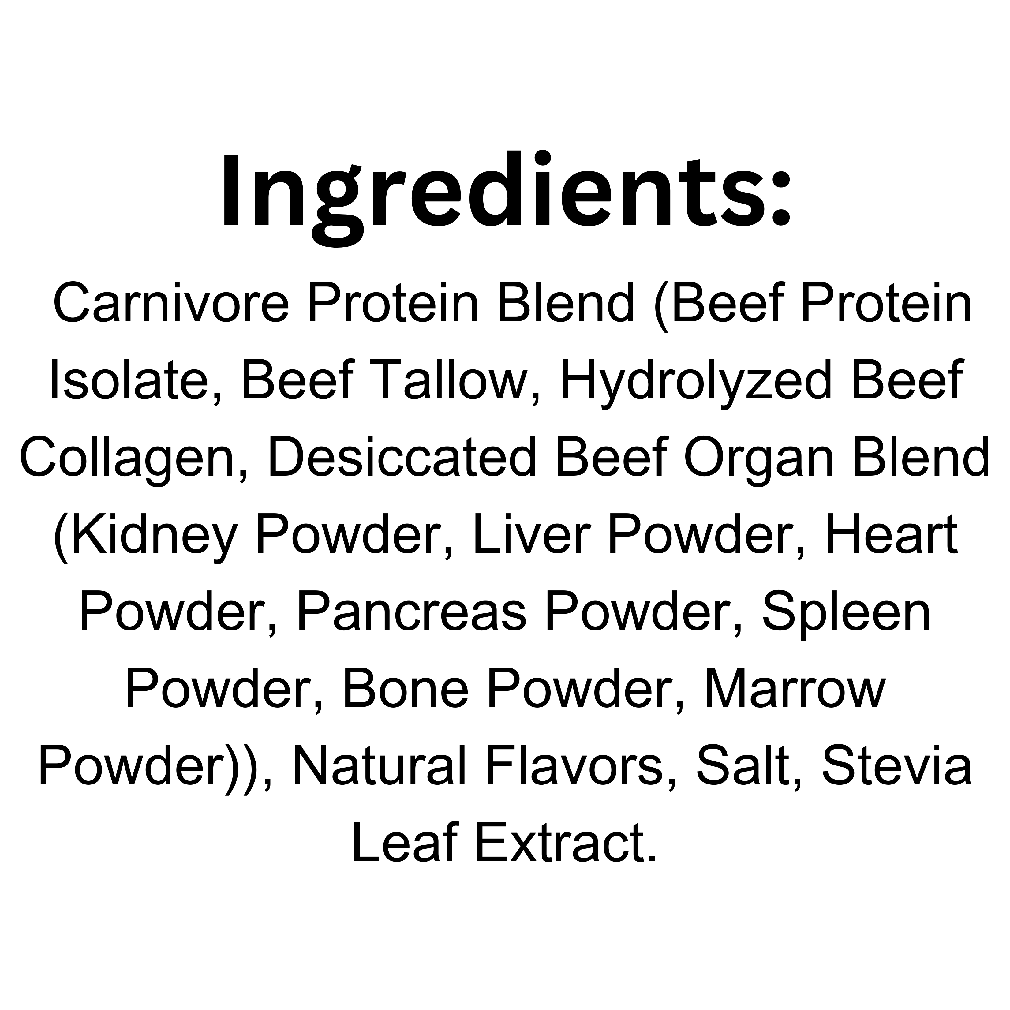 Total Carnivore Protein