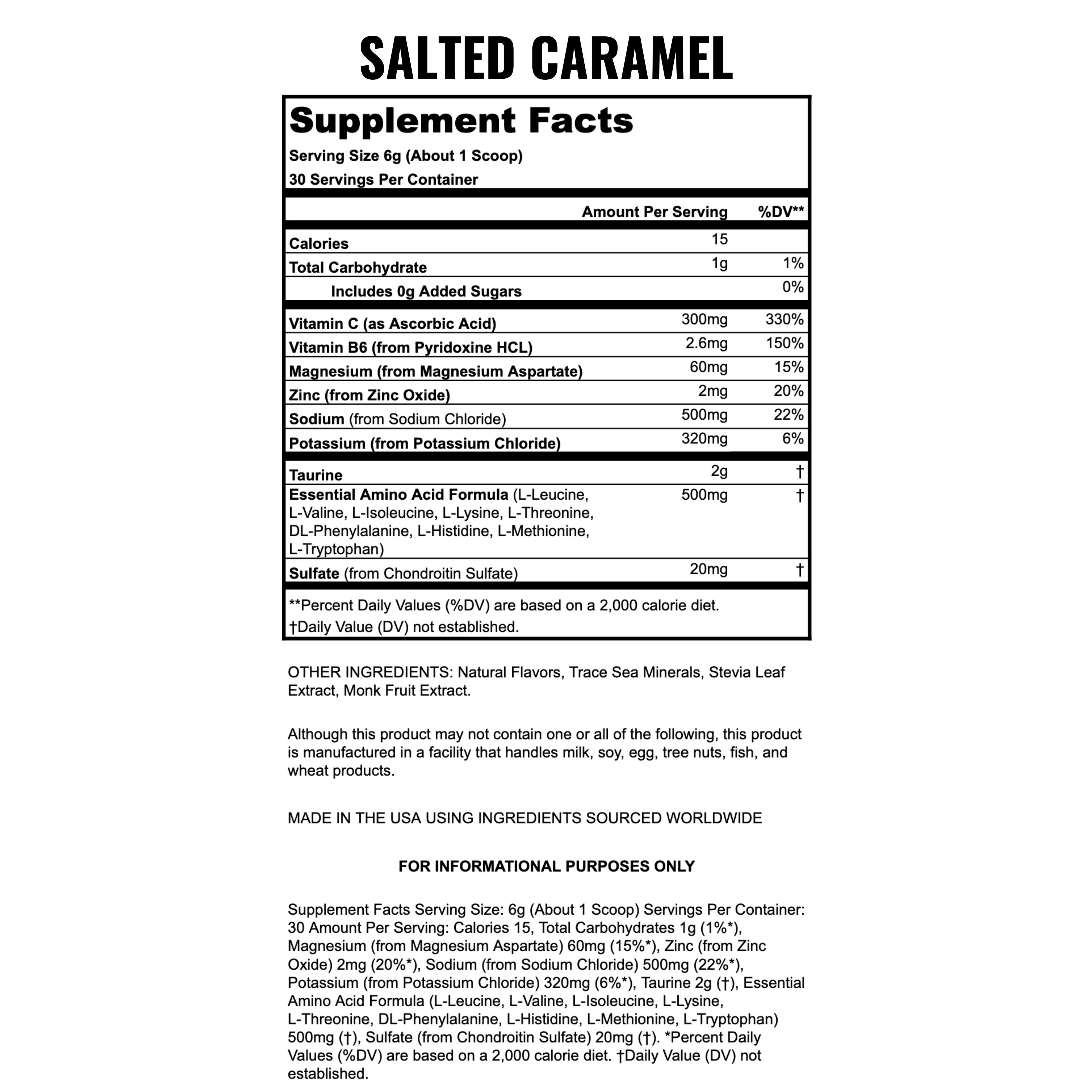 Hydration - Electrolytes + EAAs